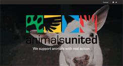 Desktop Screenshot of animalsunited.com