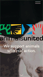 Mobile Screenshot of animalsunited.com